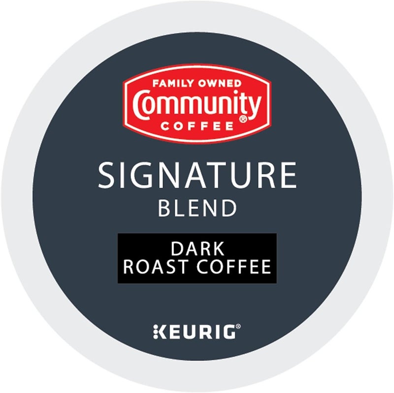 Community Coffee Signature Blend 24 Count Coffee Pods, Dark Roast, Compatible with Keurig 2.0 K-Cup Brewers, 24 Count (Pack of 1) - Image 3